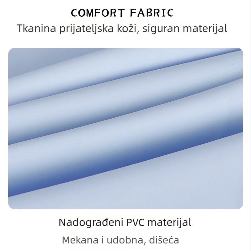 Unisex PVC čizme za kišu, visok vrat, vodootporne, okrugla vrh, proljeće 2025