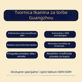 Hlačnica od Oxford materijala, zatvarač, unutarnja džep za telefon i džep sa zatvaračem, vodootporan i otporan na habanje, podstava od poliestera