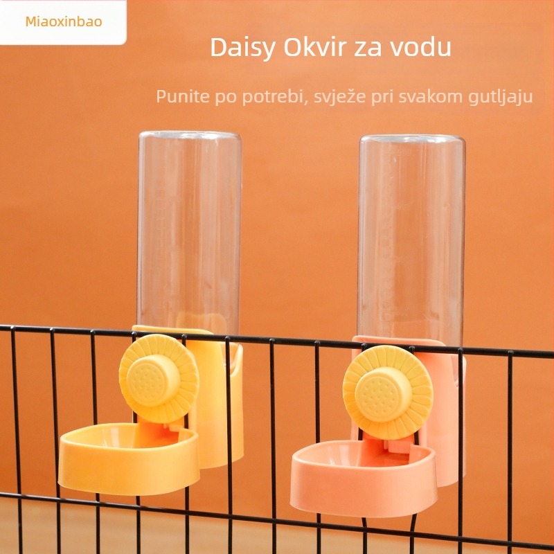 Viseći posuda za vodu za kućne ljubimce — PP materijal; automatsko hranjenje; marka Meow Heart Baby; porijeklo Zhejiang