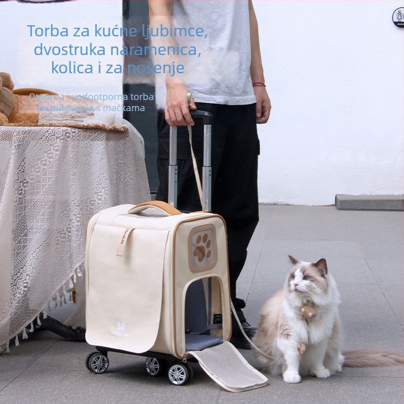 Dodopet Sklopiva torba za kućne ljubimce – za mačke i pse, poliester, kapacitet 32640, srednja čvrstoća, marka dodopet