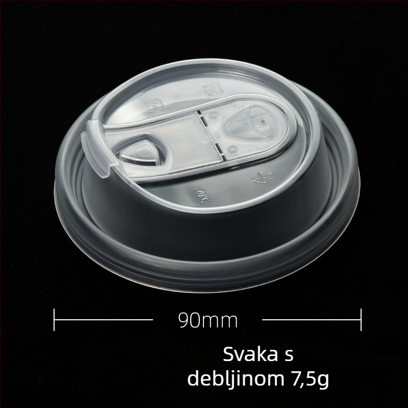 Jednokratna PP čaša za piće, kružnog oblika, kapacitet 501–600 ml, biorazgradiva, mogućnost otiska/logotipa