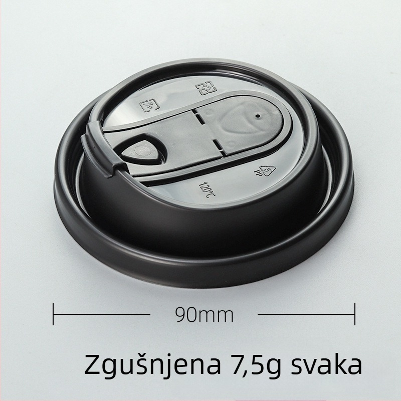 Jednokratna PP čaša za piće, kružnog oblika, kapacitet 501–600 ml, biorazgradiva, mogućnost otiska/logotipa