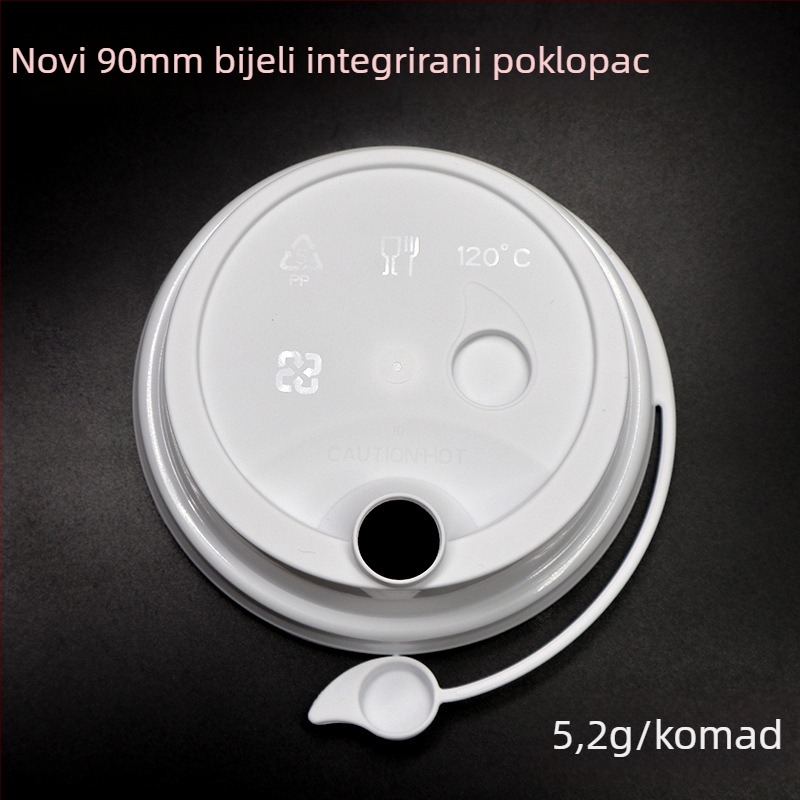 Jednokratna PP čaša za piće, kružnog oblika, kapacitet 501–600 ml, biorazgradiva, mogućnost otiska/logotipa