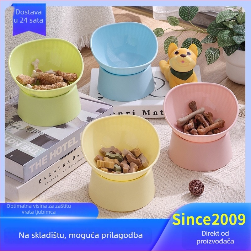 Dvostruka zdjela za hranu i vodu za kućne ljubimce, marka Harry Yaya, materijal PP, set za automatsko hranjenje