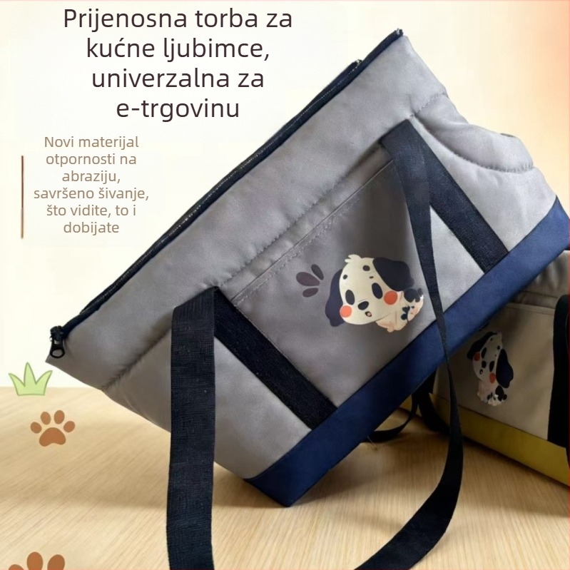Torba za kućne ljubimce od poliestera, velika kapaciteta, životinjski uzorak, marka YF