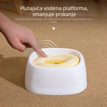 Posuda za piće za mačke s plutajućim dizajnom morske zvijezde, protiv prskanja, velika kapaciteta, plastična