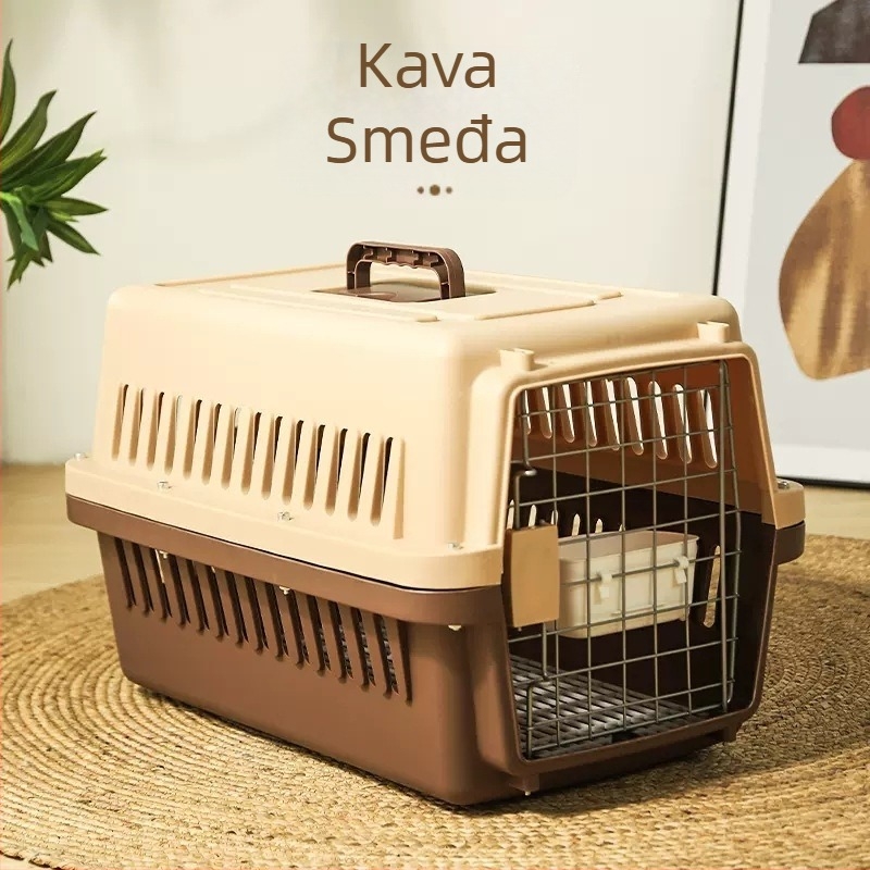Prijenosni kut za mačke za putovanja, dimenzije 48x32x30 cm, PP+ABS konstrukcija