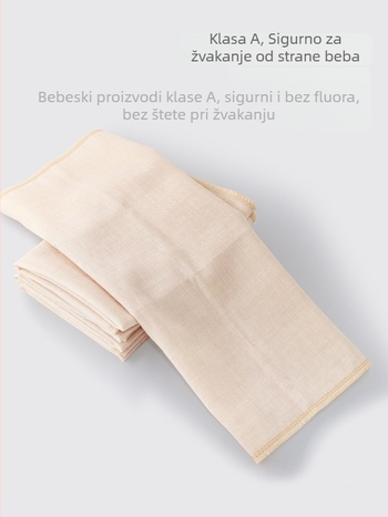 Dječji ručnik za lice od gaze, 4 sloja gaze, pamuk 95%+
