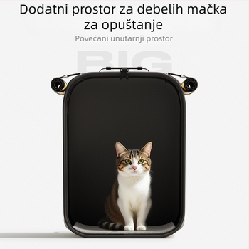 Torba za kućne ljubimce, prijenosni ruksak, Oxford materijal, kapacitet 20 L, cartoon uzorak