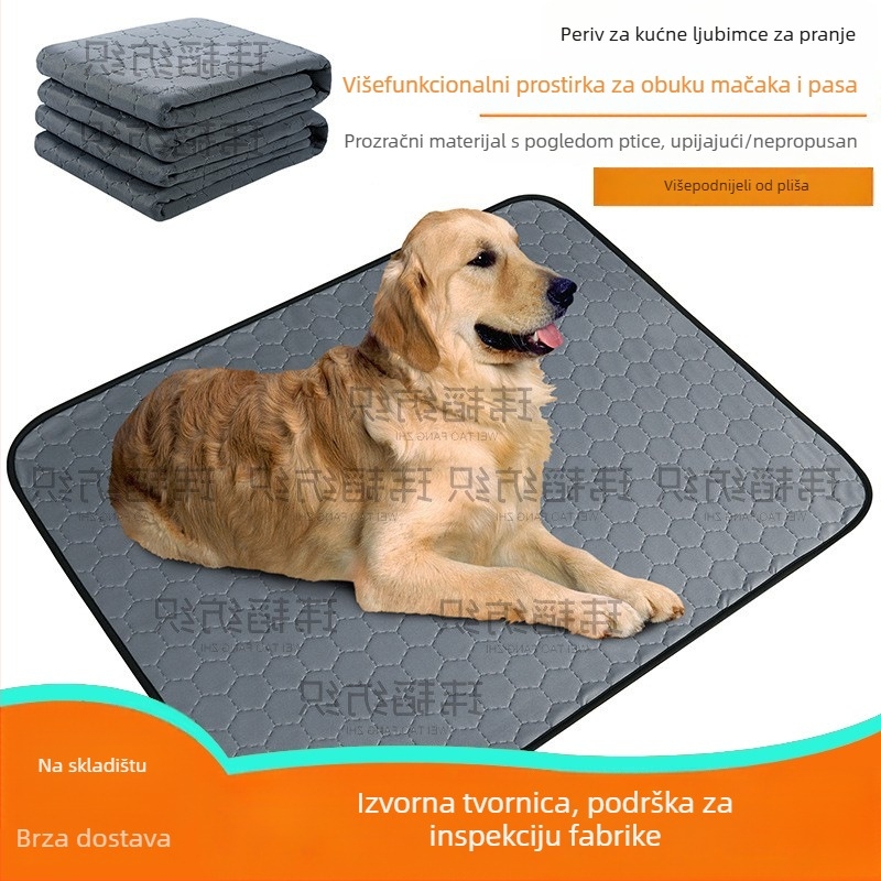 WEITAO Podloga za pse – periva, apsorbirajuća, protuklizna, prozračna poliester vlakna