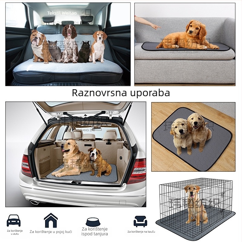 WEITAO Podloga za pse – periva, apsorbirajuća, protuklizna, prozračna poliester vlakna