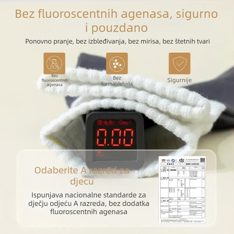 Dječje čarape od 100% pamuka, srednje duljine do potkoljenice, bezšivne, prozračne, upijaju znoj, antibakterijske, univerzalne