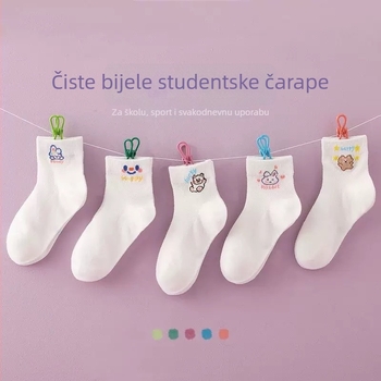 Dječje čarape – tanke, prozračne mrežaste, 80% poliester, za ljeto