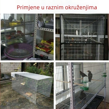 Galvanizirana zavarena žičana mreža za ptičje kaveze – rola mreža za ptice, papige i zečeve