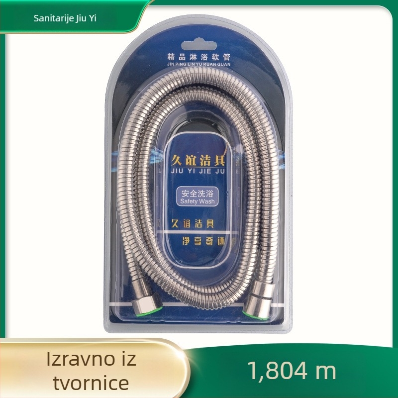 304 nehrđajući čelik tuš cijev, model 304 tuš cijev, ručna instalacija, nazivni tlak 1.6 MPa, radna temperatura 0–100°C