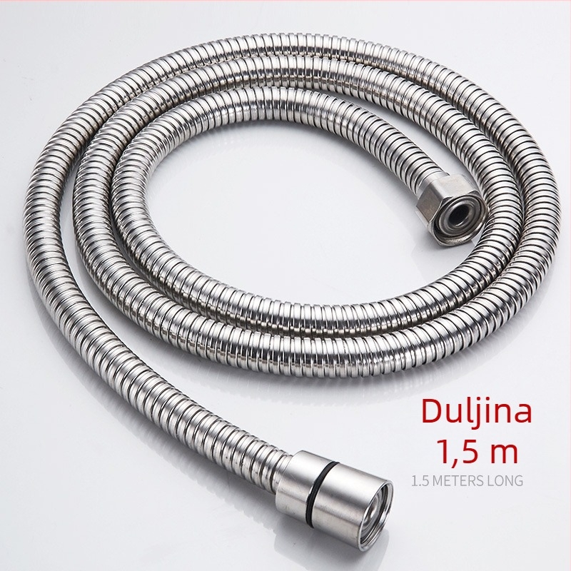 304 nehrđajući čelik tuš cijev, model 304 tuš cijev, ručna instalacija, nazivni tlak 1.6 MPa, radna temperatura 0–100°C