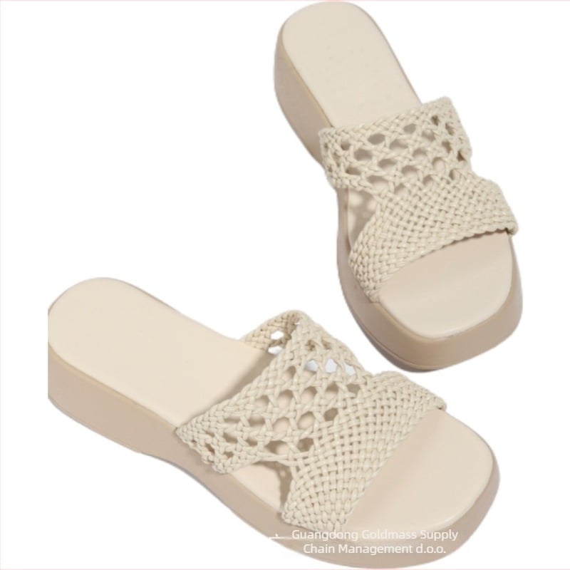 PU gornji dio materijal — Model GMS-055 — Marka Golden Wheat Ears — Pogodno za sandale, casual obuću i papuče