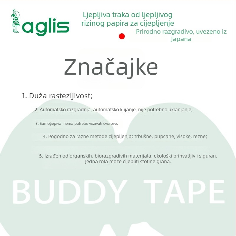 Traka za cijepljenje, ljepljivi rižin papir, cijepna membrana, aglis
