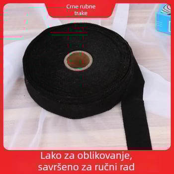Poliester rubni trak za cipele – dodatak za platnene cipele, retro stil, pogodno za sve sezone
