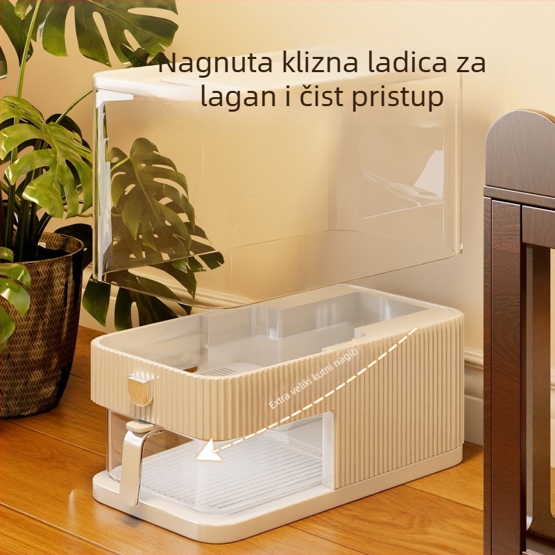 Kanta za skladištenje hrane za mačke, PP materijal, marka MUGG/Mu Ge Ge, velika kapaciteta