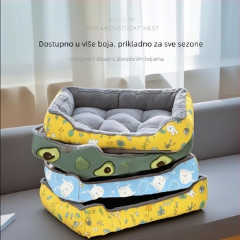 Gnijezdo za kućne ljubimce – psi i mačke, sve sezone unutarnja kućica, periva, prozračna i topla, pogodno za male i velike pse