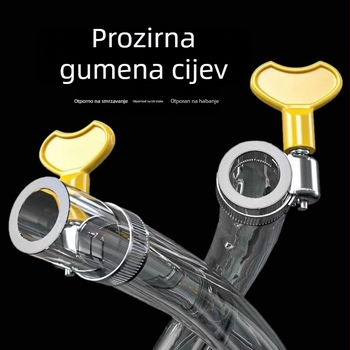 PVC debeli crijev za navodnjavanje vrta i pranje automobila, proziran, otporan na smrzavanje i UV, kućna uporaba