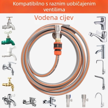 Kućna vodena cijev s priključkom za slavinu, PVC cijev, balkon zalijevanje, otporna na eksplozije, CE certifikat