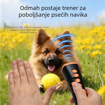 Forest King Ultrazvučni repelent za pse - Inteligentan, Ručni, Prijenosni, Vanjski, Plastični