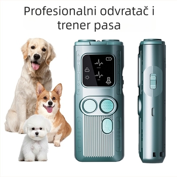 Ultrazvučni repeler za pse, ručni i prijenosni, visoke snage, punjivi ABS uređaj