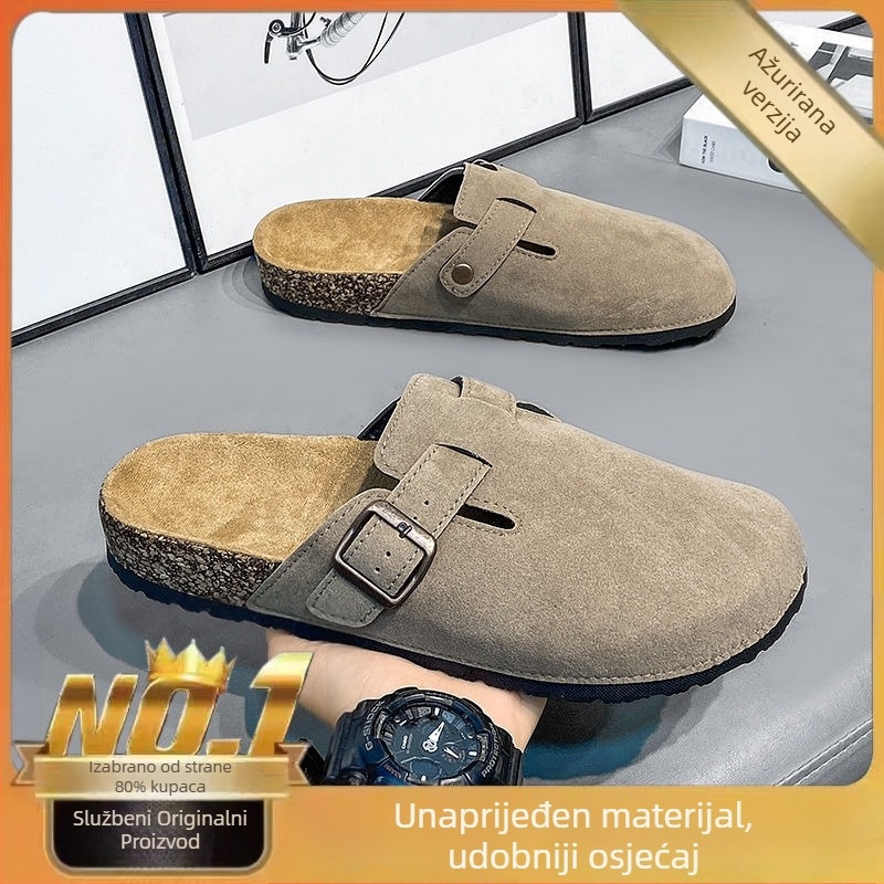 Muške sandale, PU gornji dio, EVA đon, protuklizne, Slip-On s zatvorenim prstom, ljeto 2024