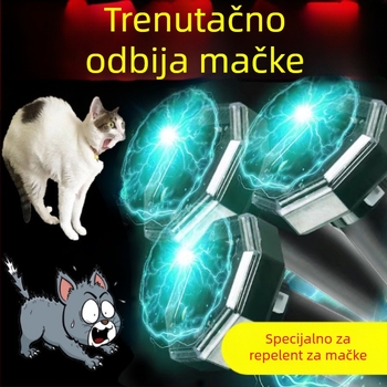 Ultrazvučni vanjski repelent za mačke, dugotrajan elektronički repelent