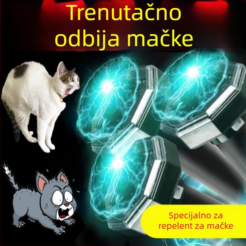 Ultrazvučni vanjski repelent za mačke, dugotrajan elektronički repelent