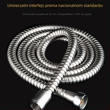 Tuš cijev za bojler kupaonice – nehrđajući čelik, model A040, 1,6 MPa, 0–90°C, viseća instalacija