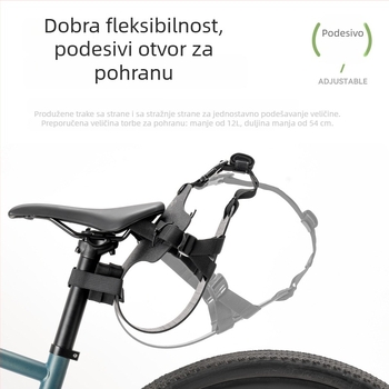 Zadnji nosač torbe za bikepacking – za cestovne i planinske bicikle