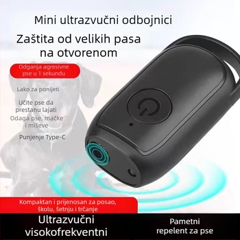 Ultrazvučni odvraćivač psa, ABS materijal, pogodan za pse, nije uvezen