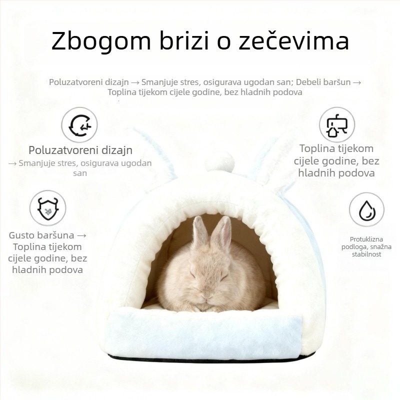 Leglo za kućne ljubimce – zimsko toplo pamučno gnijezdo za mala životinja (Šifra proizvoda: ZY345; Materijal: Drugo; Kategorija: Leglo za kućne ljubimce)