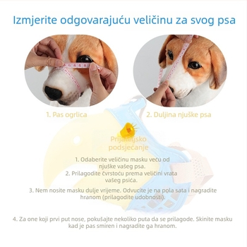 Luxing pasji namaznik - protiv ugriza, protiv lajanja, kontrola unosa hrane