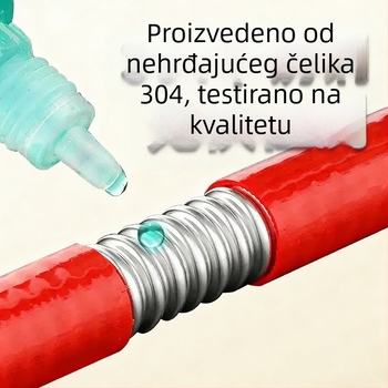 Nehrđajući čelični kovani crijevo za bojler za vodu, 4-točkovno sučelje, 304, 3 MPa, 100°C