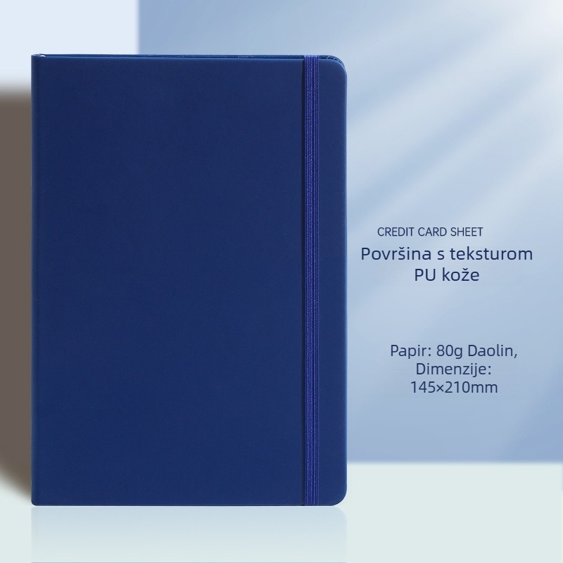 Yulin bilježnica s PU koricama, vezanje koncem ljepilo, Daolin papir 80gsm, 100–200 stranica