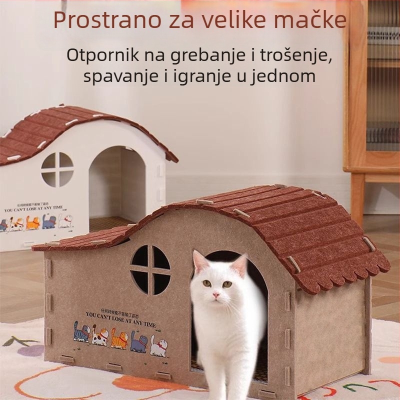 Mačje gnijezdo — poliester vlakno; Za mačke; gnijezda i kućice za kućne ljubimce