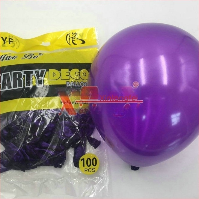 Xinlongfei latex dekorativni okrugli balon za svadbeni luk s perlastim efektom i tiskom logotipa