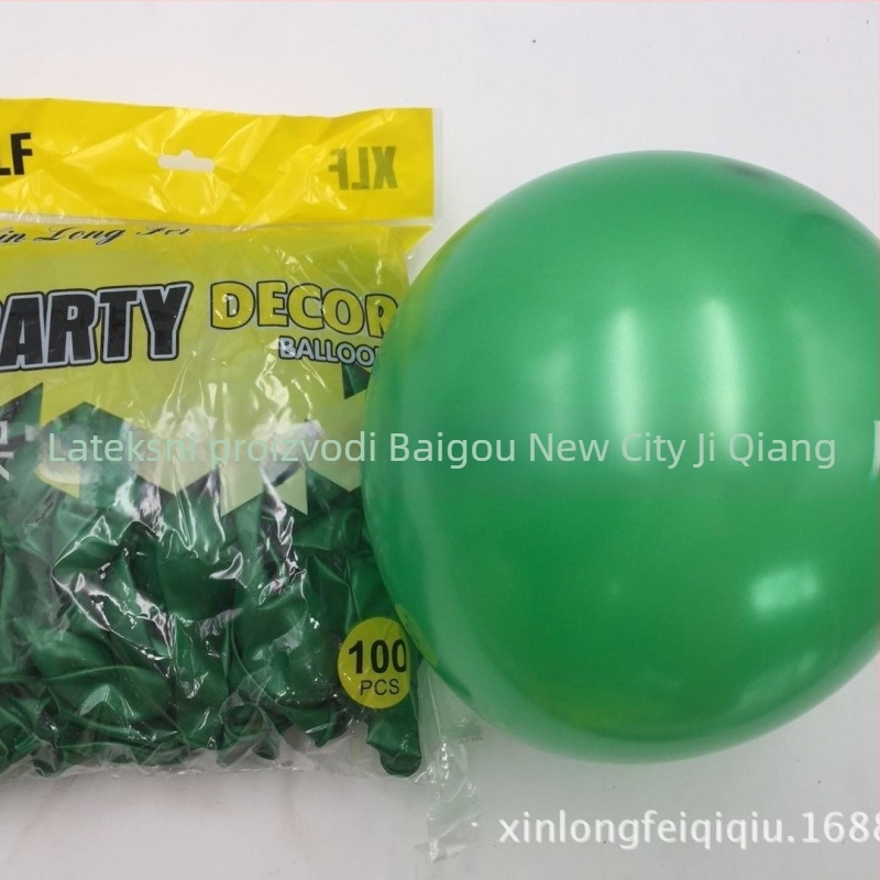 Xinlongfei latex dekorativni okrugli balon za svadbeni luk s perlastim efektom i tiskom logotipa