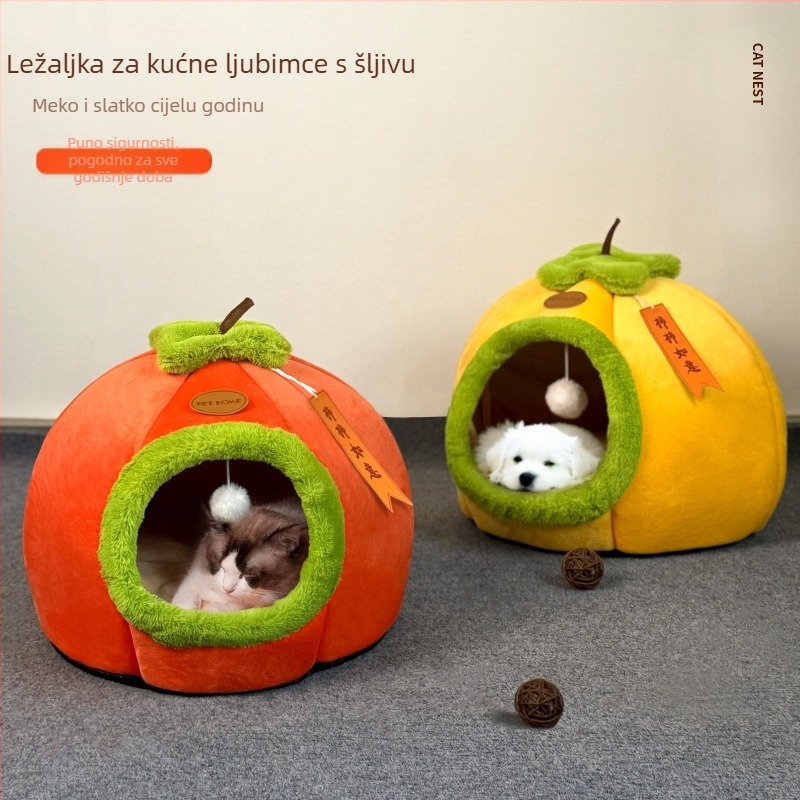Mačje gnijezdo od tkanine, za sve sezone, održava mačku toplom