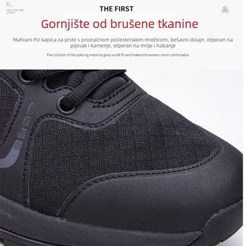 Unisex tenisice visokih performansi za gašenje požara i trčanje na gradilištu, protuklizna podloga, lagani mrežasti gornji dio