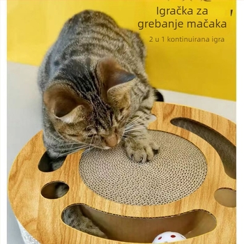 Murch Mačja grebalica ploča od valovitog papira – izdržljiva karikatura igračka