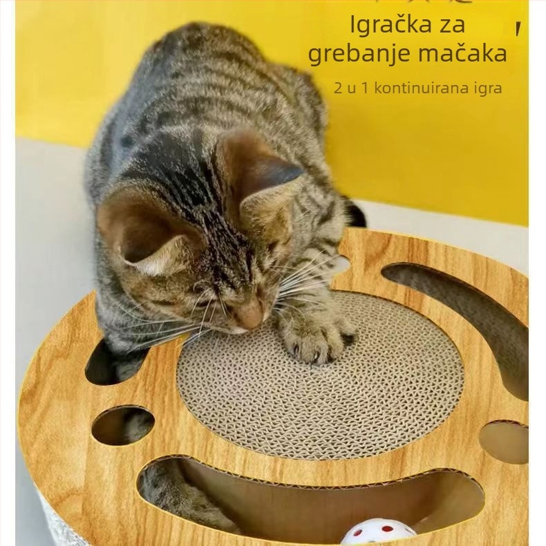 Murch Mačja grebalica ploča od valovitog papira – izdržljiva karikatura igračka