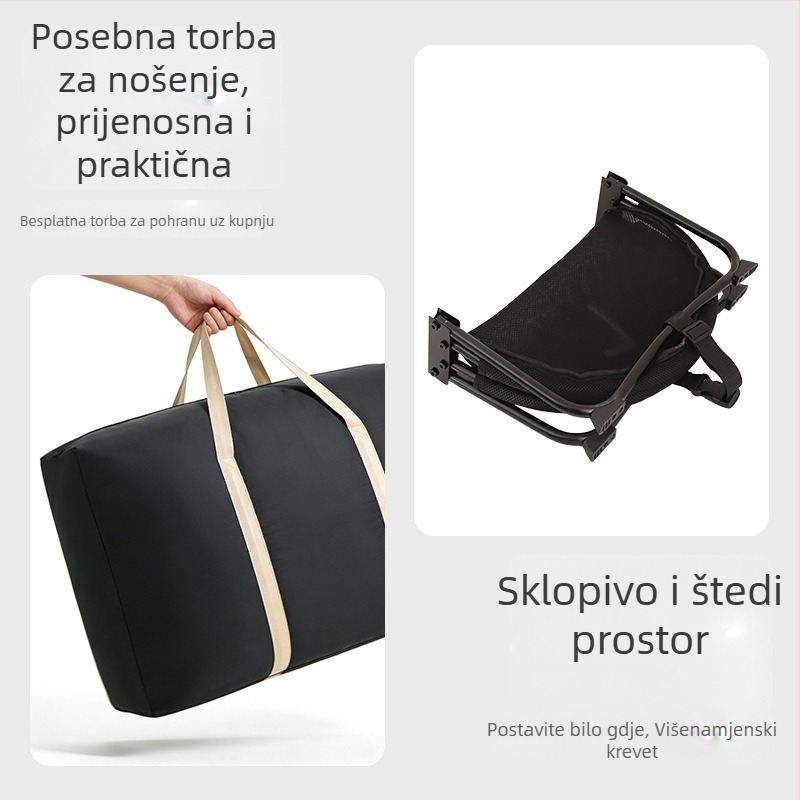 Kamp ležaljka za mačke i pse, sve sezone, prozračna, prijenosna, sklopiva, za putovanja