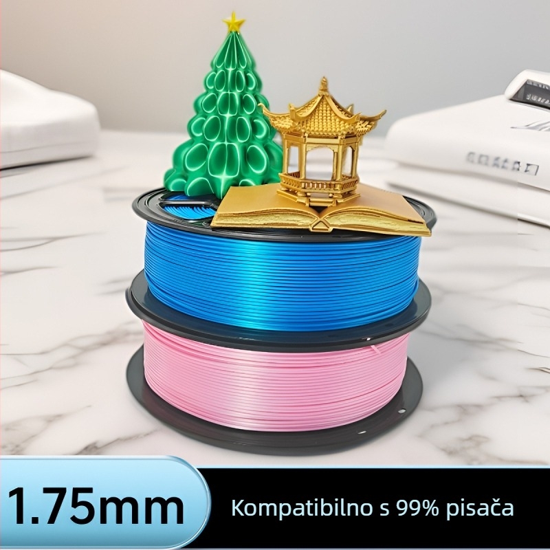 PLA+ filament za 3D ispis, 1 kg, visoka čvrstoća, kompatibilan s Bambu Lab Creative 3D
