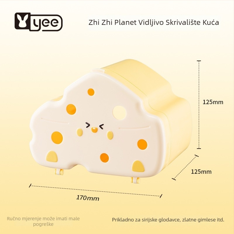 Kućica za hamster - ABS, unutarnja upotreba, crtani stil, odmor i skrivanje