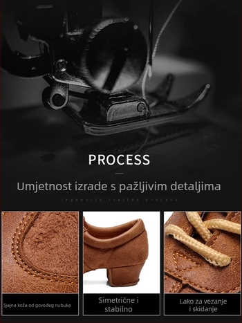 KCdance plesne cipele za odrasle, unisex, potplat od kože, uobičajene debljina, profesionalno mekana potplata za vježbanje